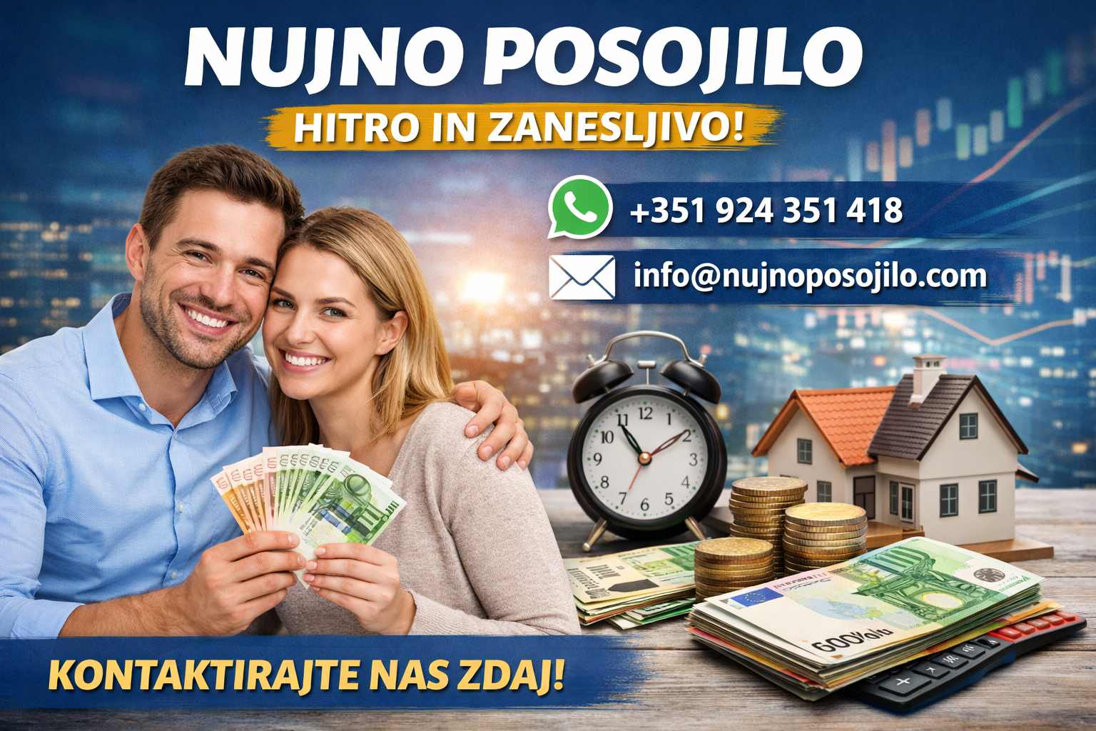 Nujno posojilo – Hitra odobritev posojila